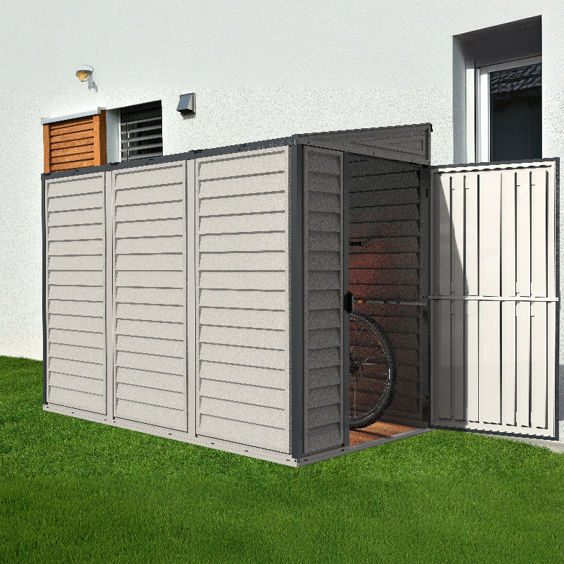 Duramax Building Products 4 ft. W x 8 ft. D Plastic Lean-to